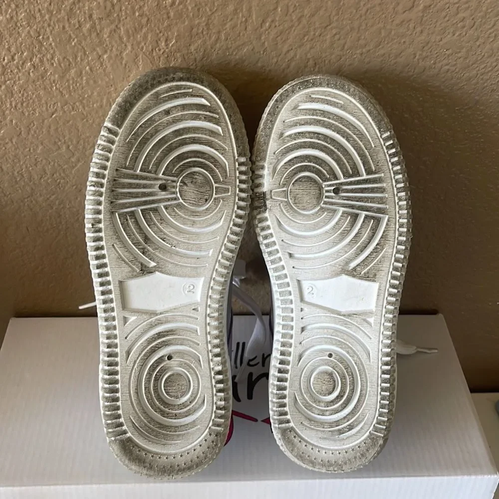 Olivia Miller girl pastel shoes size 2 - Picture 2 of 8